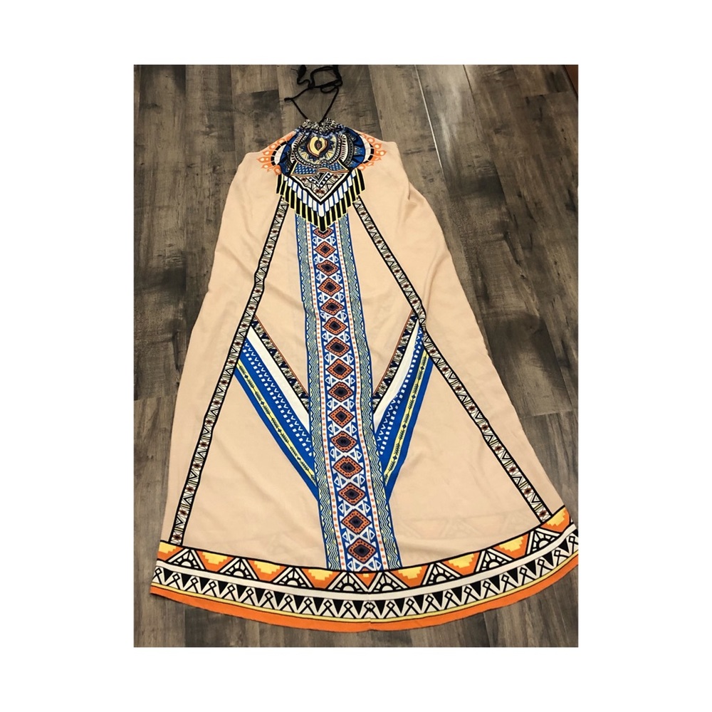 Long halter dress